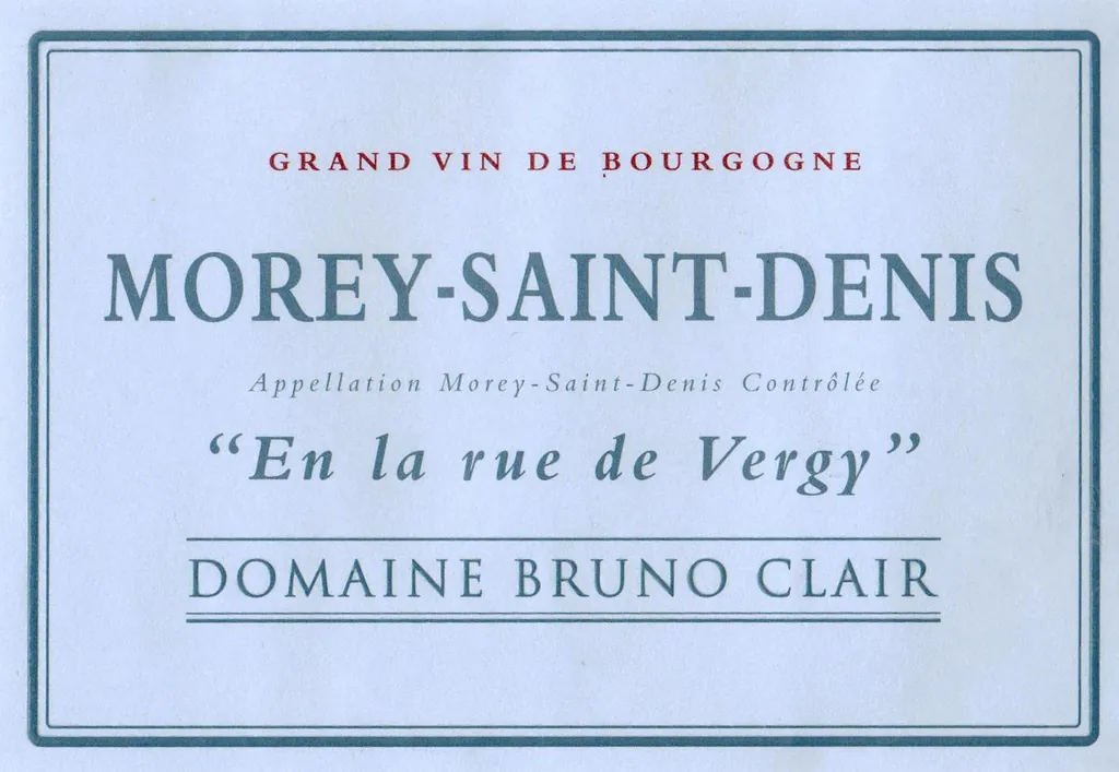 Morey-Saint-Denis En la rue de Vergy Rouge Bottle