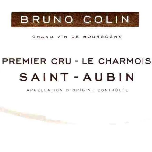 St. Aubin Les Charmois Premier Cru Bottle