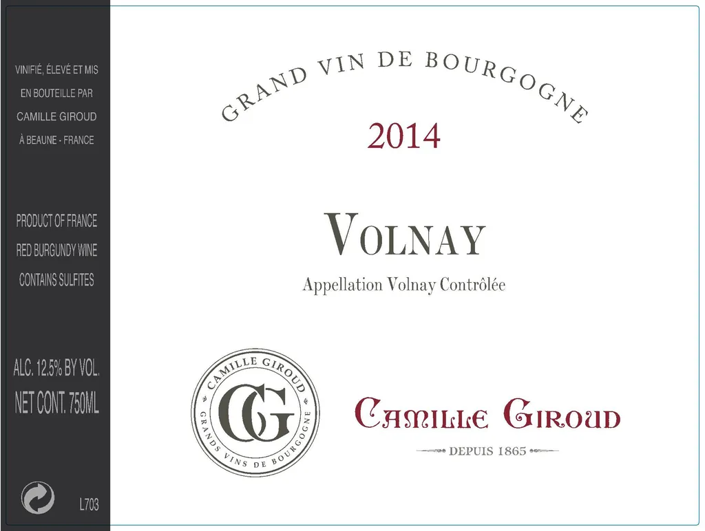 Volnay Bottle
