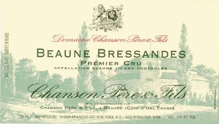 Beaune Bressandes Premier Cru Monopole Bottle