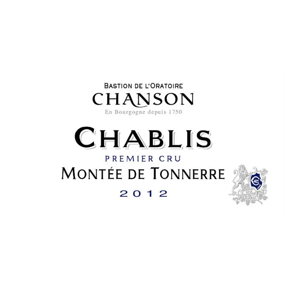 Chablis Montee de Tonnerre Premier Cru Bottle