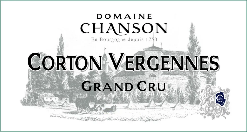 Corton Vergennes Grand Cru Blanc Bottle
