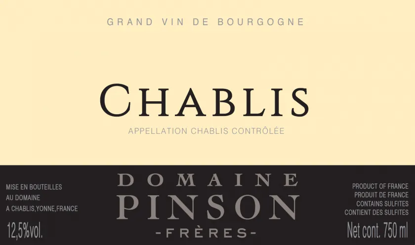 Chablis Bottle