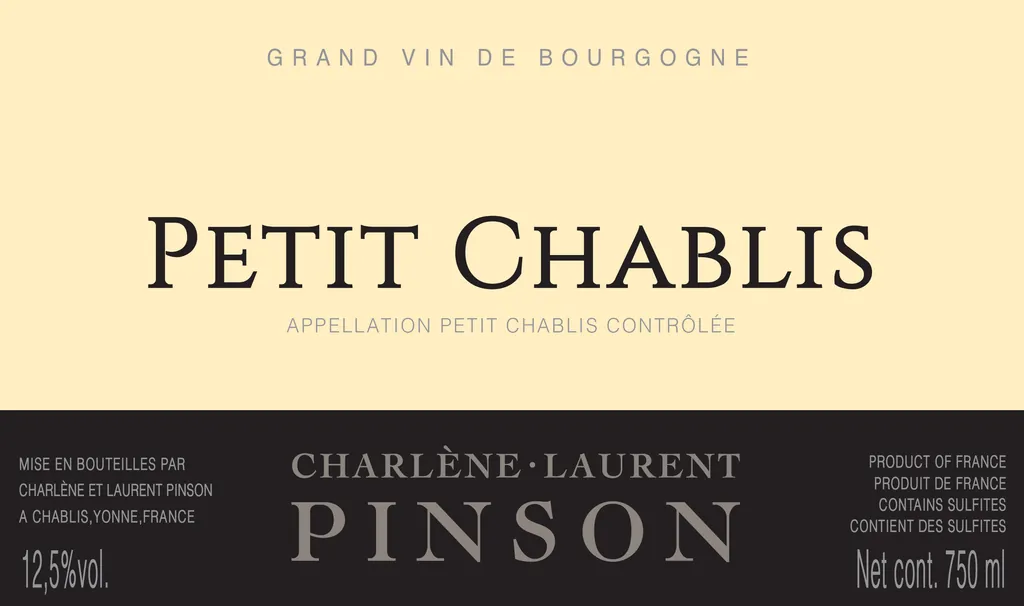 Petit Chablis Bottle