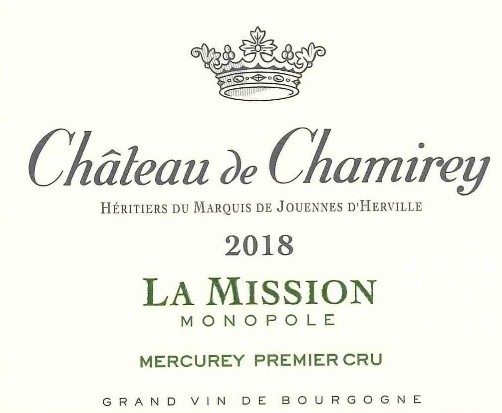 Mercurey La Mission Premier Cru Blanc Bottle