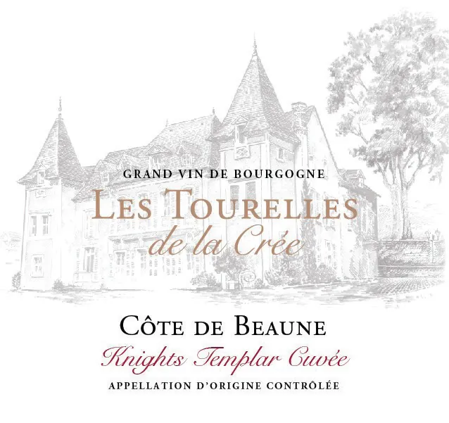 Les Tourelles Cote de Beaune Knights Templar Cuvee Bottle