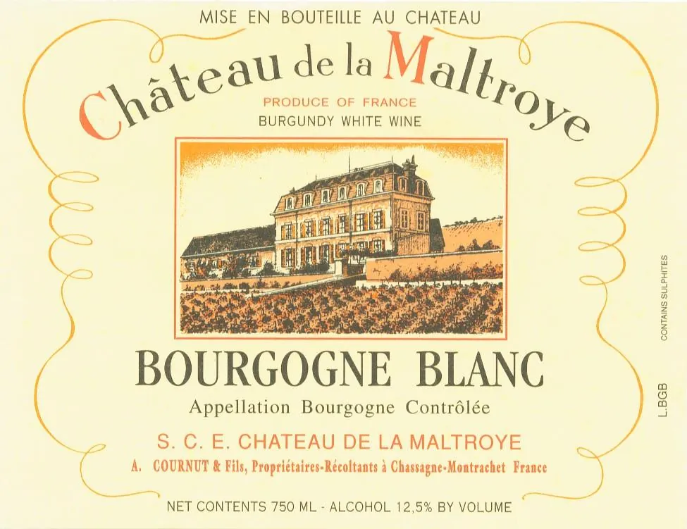 Bourgogne Blanc Bottle