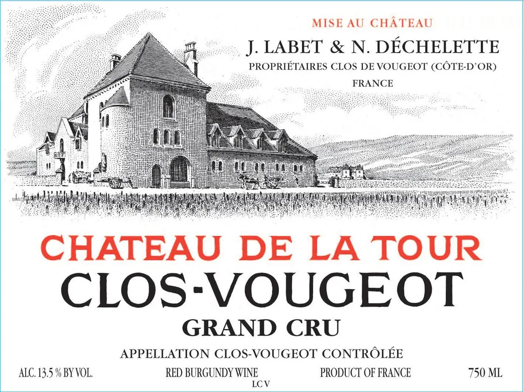 Clos Vougeot Grand Cru Bottle