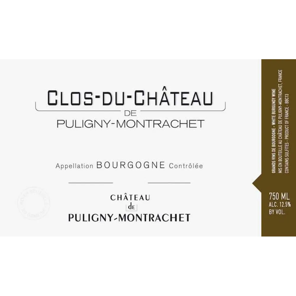 Bourgogne Blanc Clos du Chateau Monopole Bottle