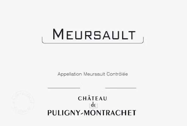 Meursault Bottle