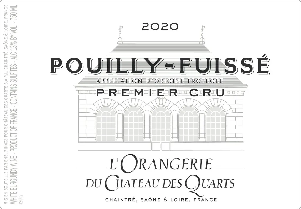 Pouilly-Fuisse L'Orangerie du Clos Bottle
