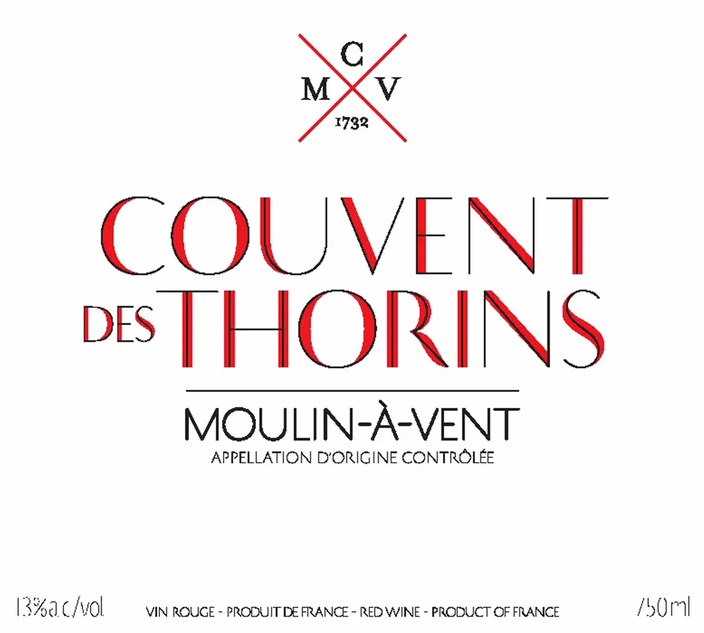 Couvent des Thorins Bottle