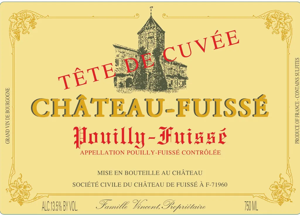 Pouilly-Fuisse Tete de Cuvee Bottle