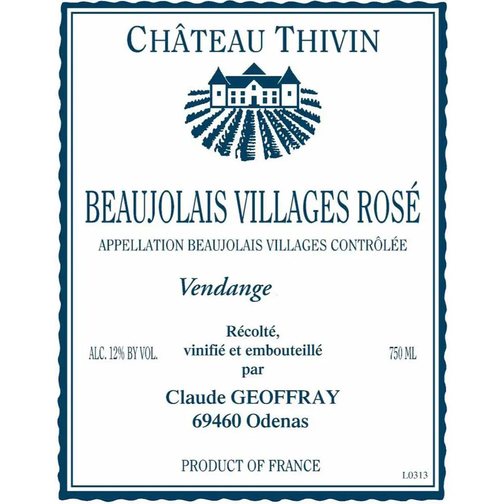 Beaujolais Villages Rose Bottle