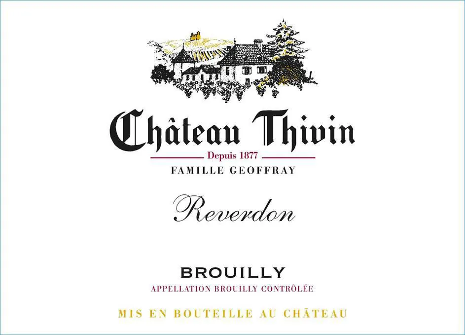 Brouilly Reverdon Bottle
