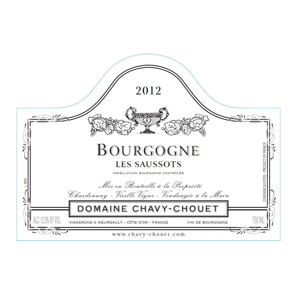 Les Saussots Bourgogne Blanc Bottle