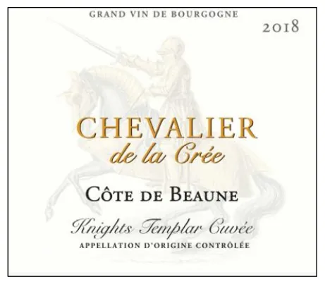 Cote de Beaune Knights Templar Cuvee Bottle