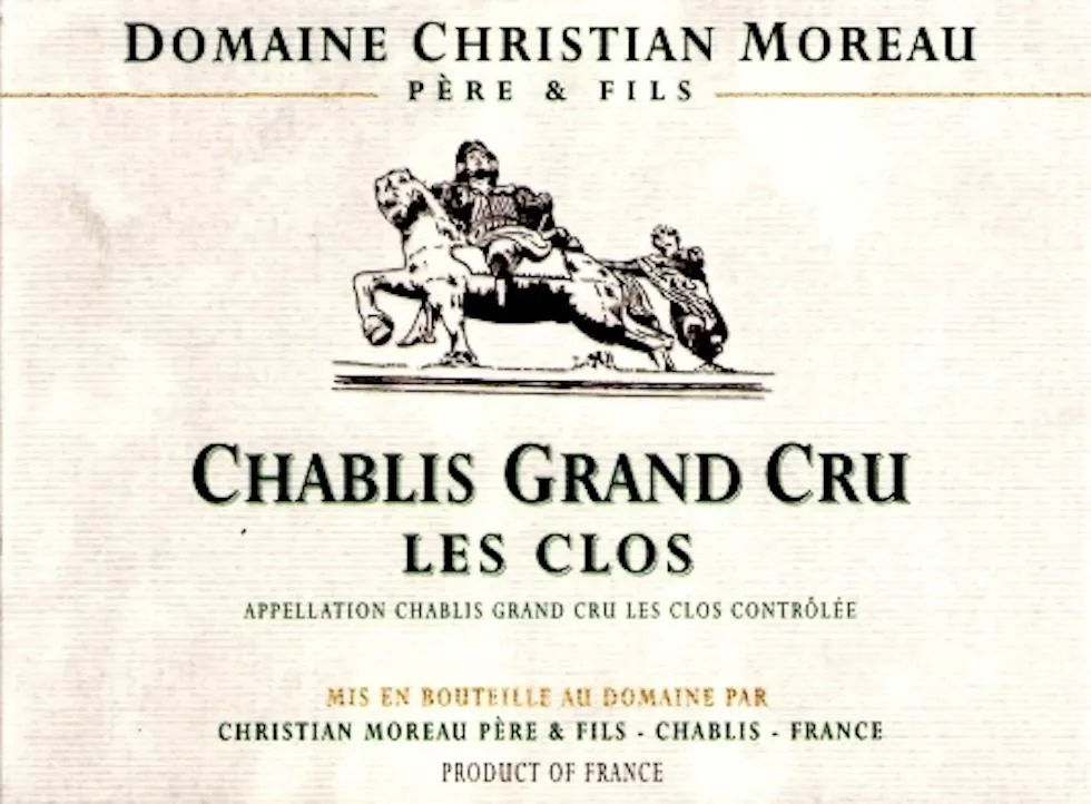 Chablis Les Clos Grand Cru Bottle