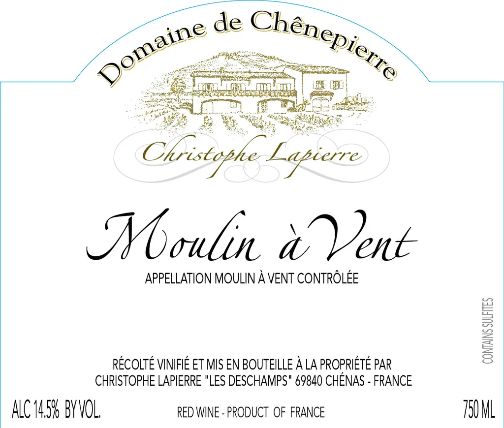 Domaine de Chenepierre Moulin-a-Vent Bottle