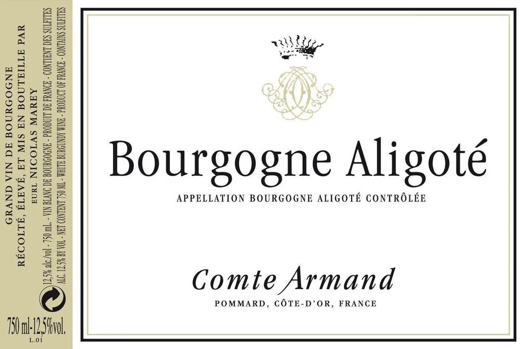 Bourgogne Aligote Bottle
