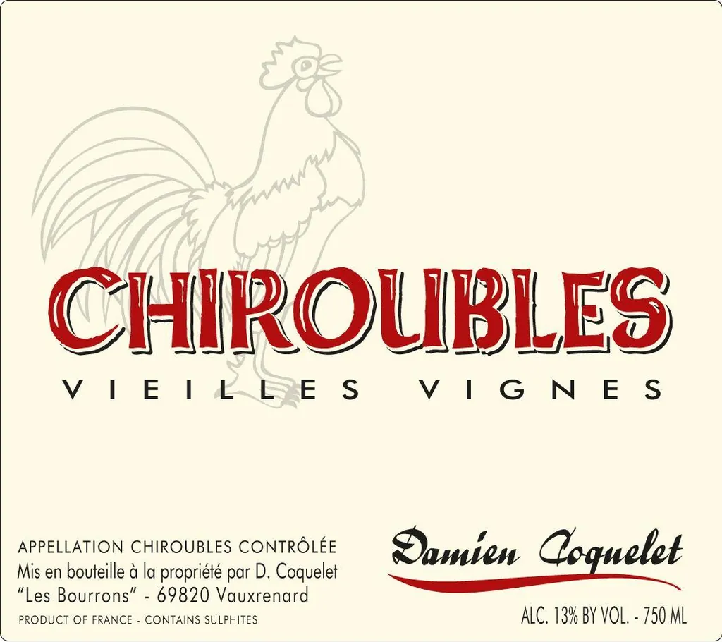 Chiroubles Vieilles Vignes Bottle