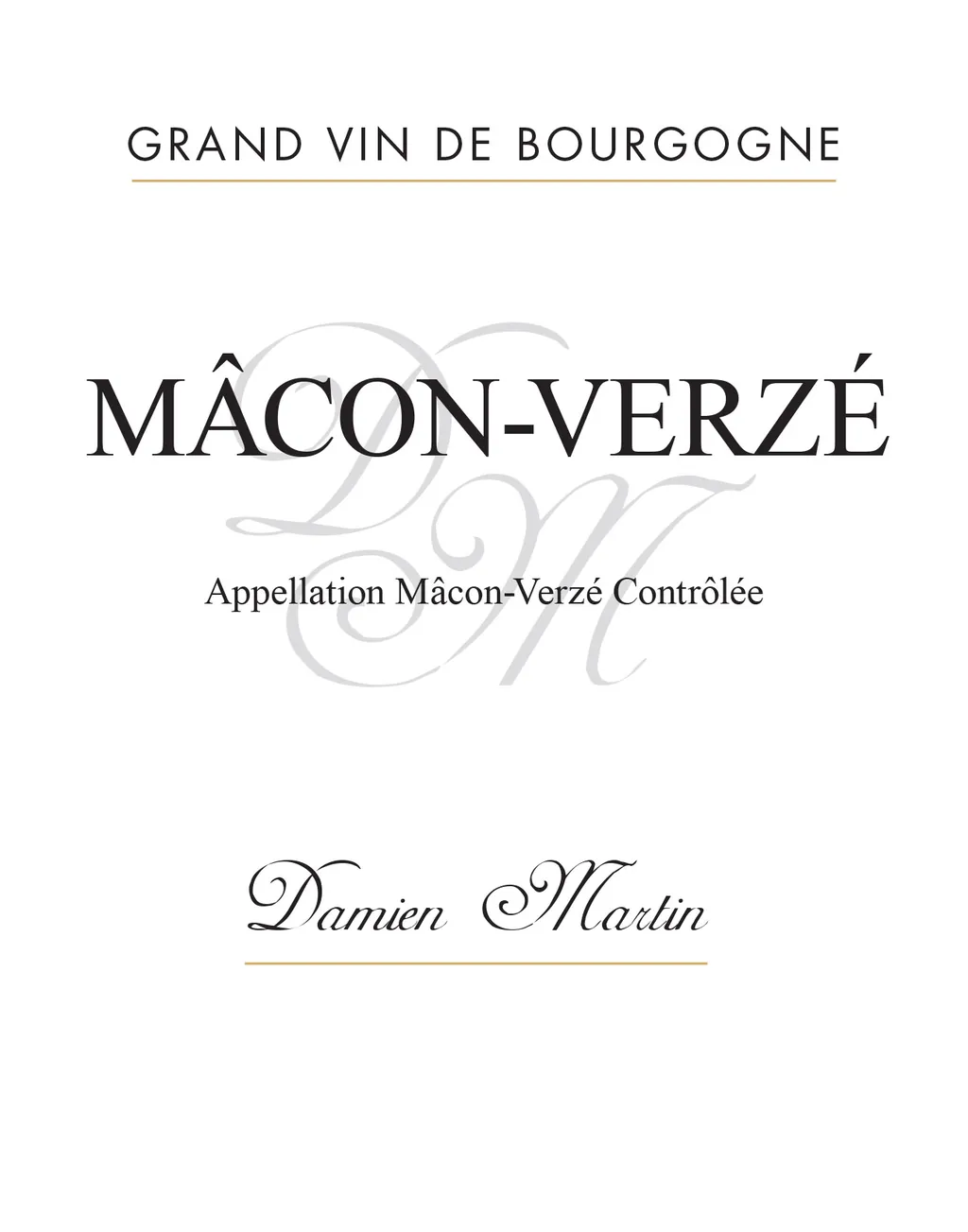 Macon-Verze Bottle