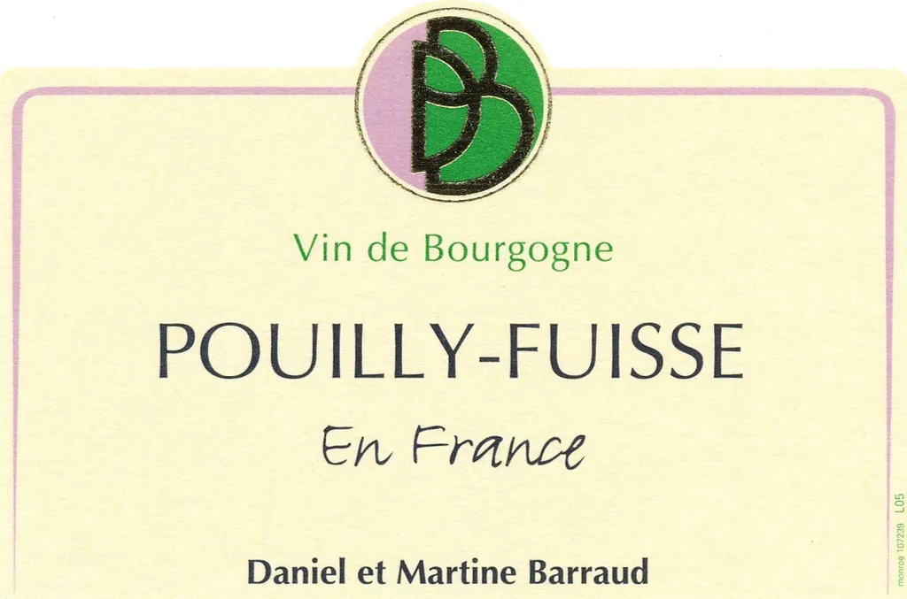 Pouilly-Fuisse En France Bottle