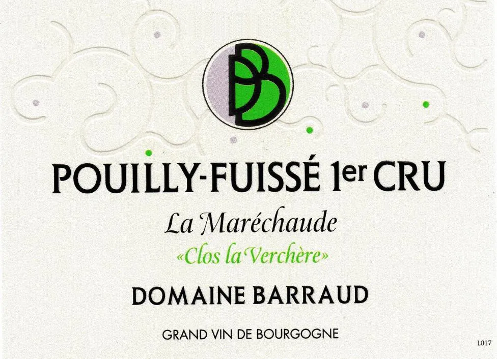 Pouilly-Fuisse La Marechaude Clos La Verchere Premier Cru Bottle