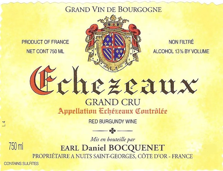 Echezeaux Grand Cru Bottle