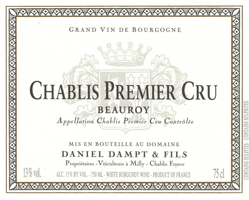 Chablis Beauroy Premier Cru Bottle