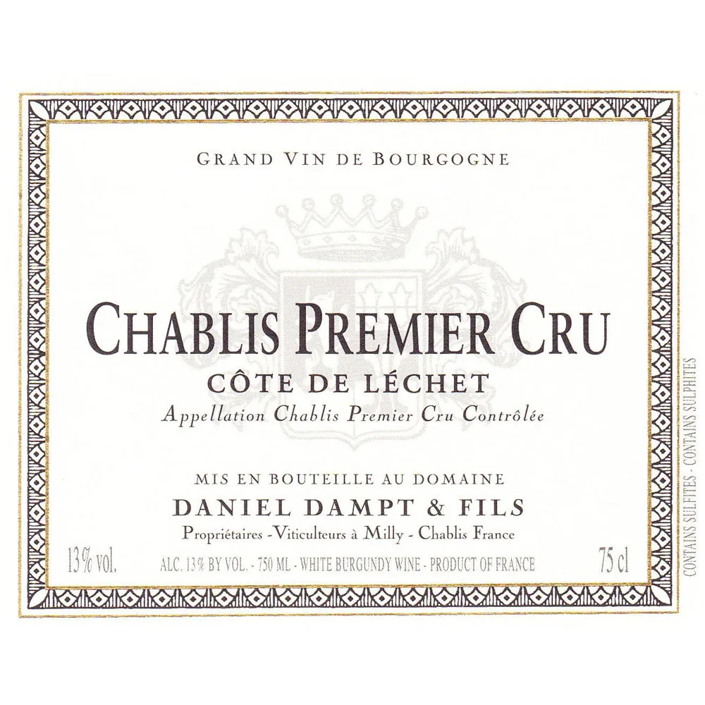Chablis Cote de Lechet Premier Cru Bottle