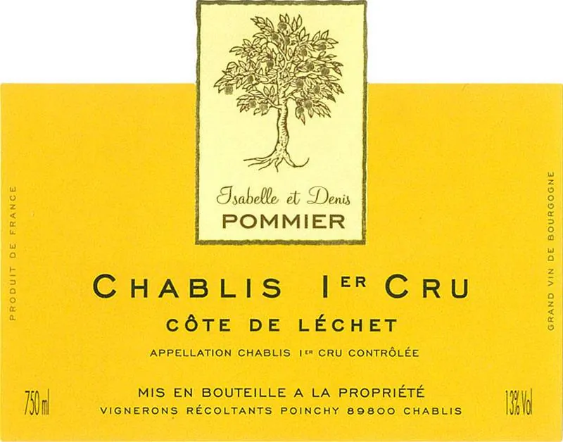 Chablis Cote de Lechet Premier Cru Bottle