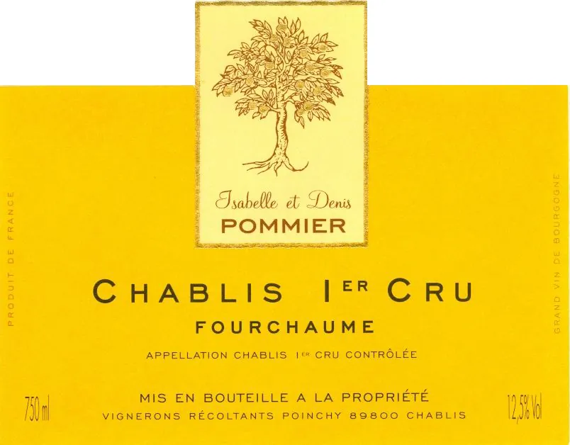 Chablis Fourchaume Premier Cru Bottle
