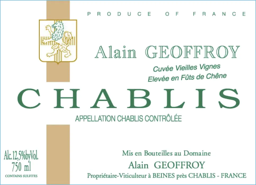 Chablis Bottle
