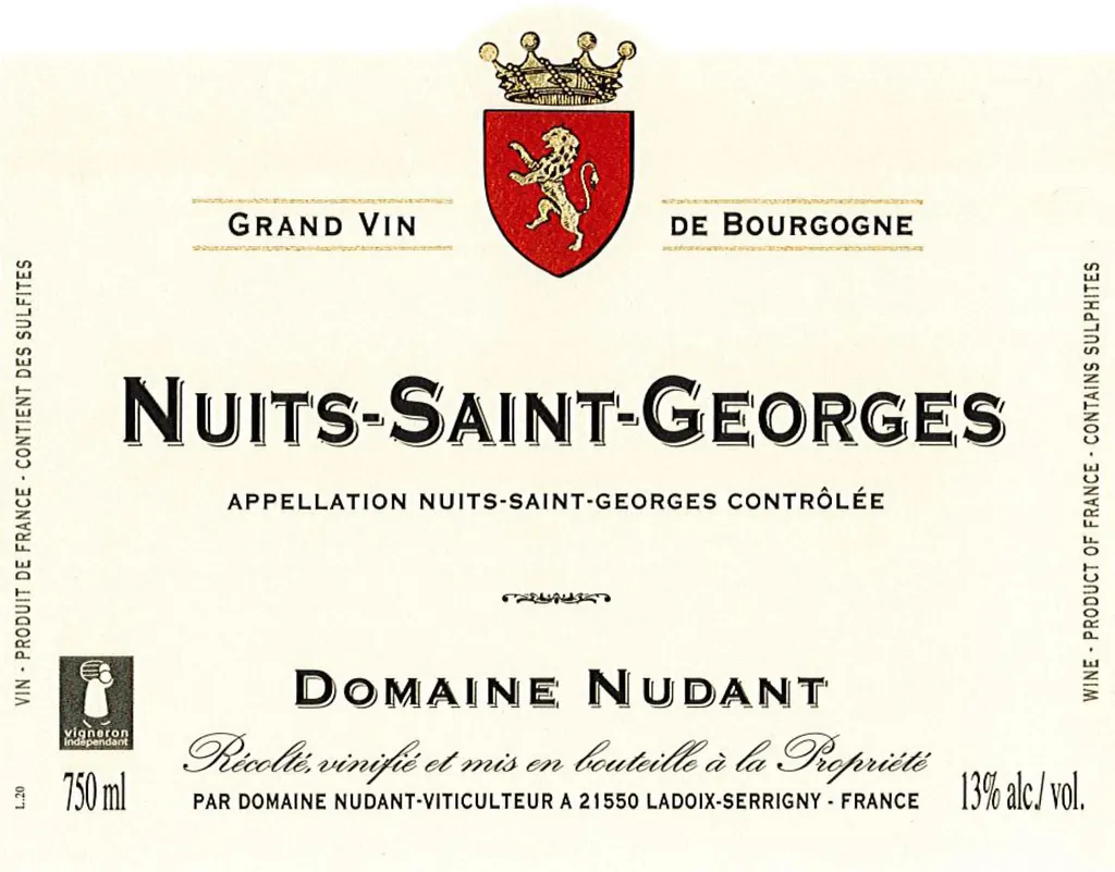 Nuits-St-Georges Bottle