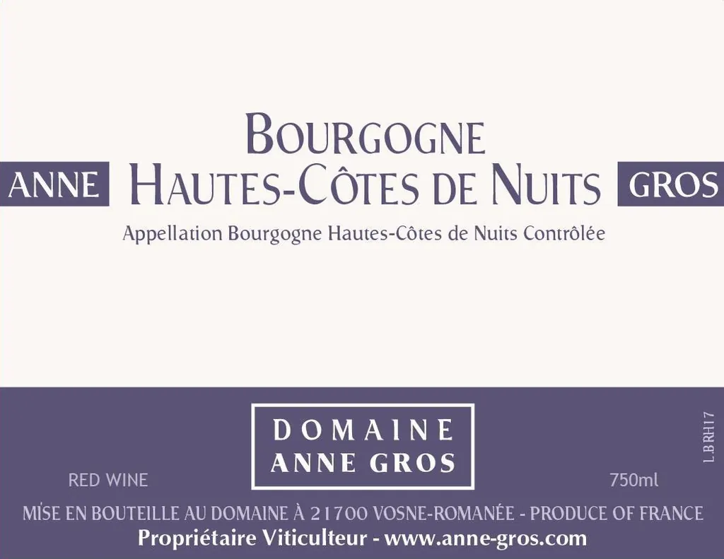 Bourgogne Hautes Cotes de Nuits Rouge Bottle