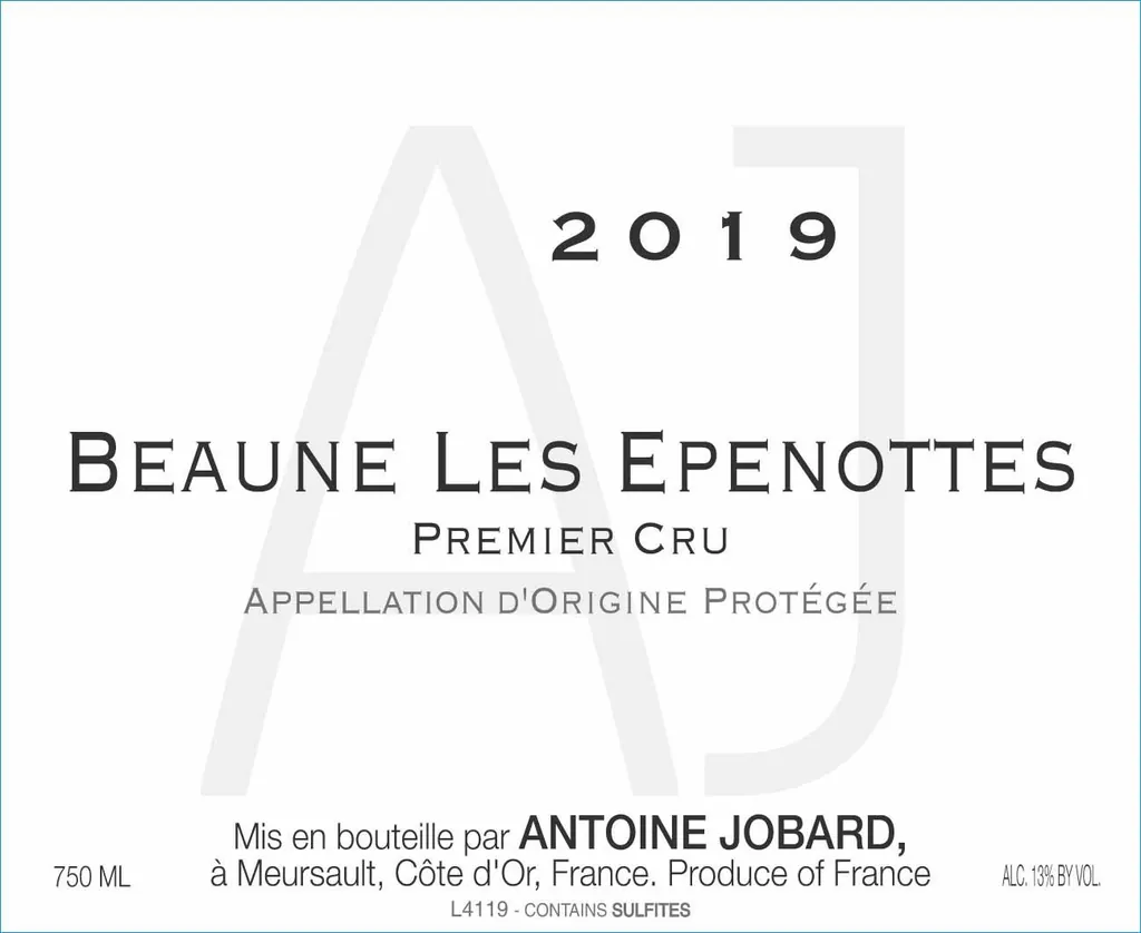 Beaune Les Epenottes Premier Cru Bottle