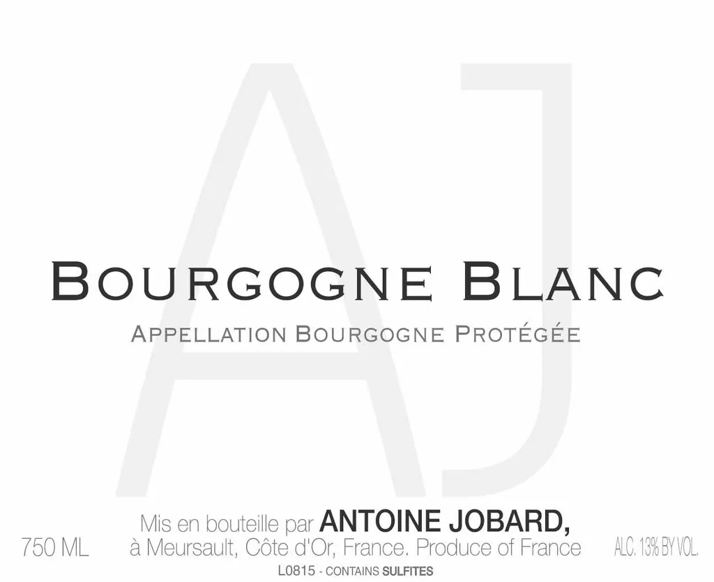 Bourgogne Blanc Bottle
