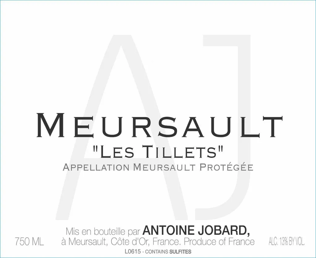 Meursault Tillets Bottle
