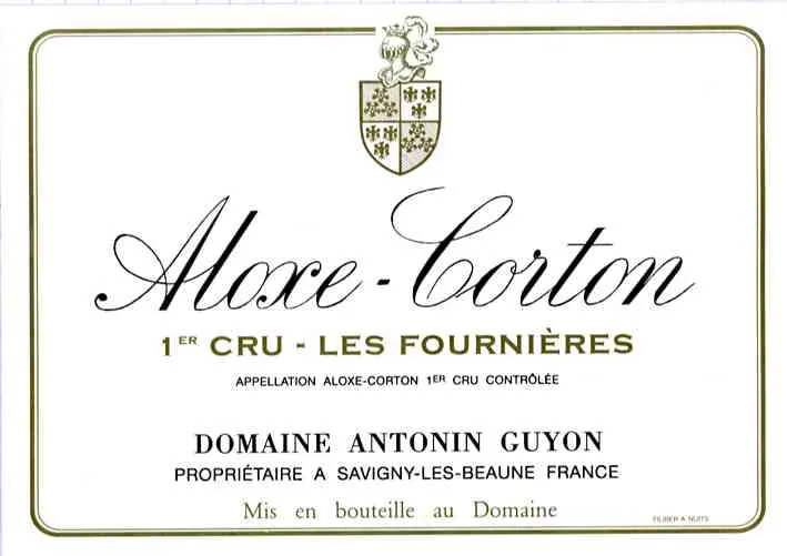 Aloxe-Corton Les Fournieres 1er Cru Bottle