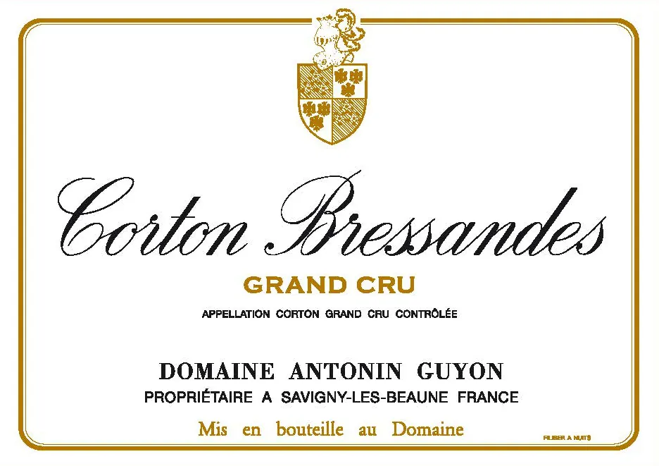 Corton Bressandes Grand Cru Bottle