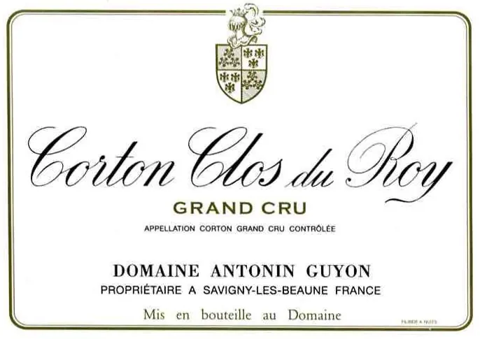 Corton Clos du Roy Grand Cru Bottle