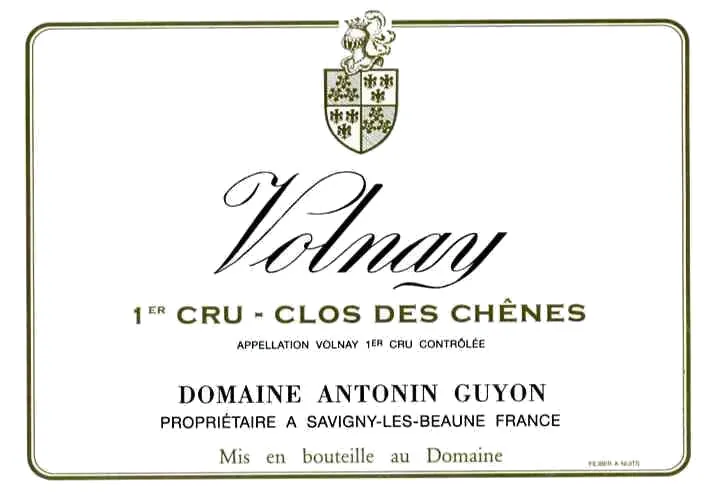 Volnay Clos Des Chenes Premier Cru Bottle
