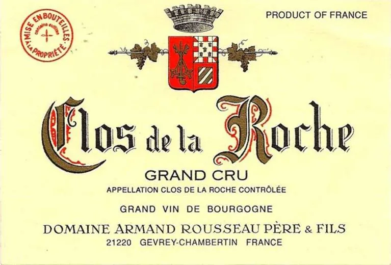 Clos de la Roche Grand Cru Bottle