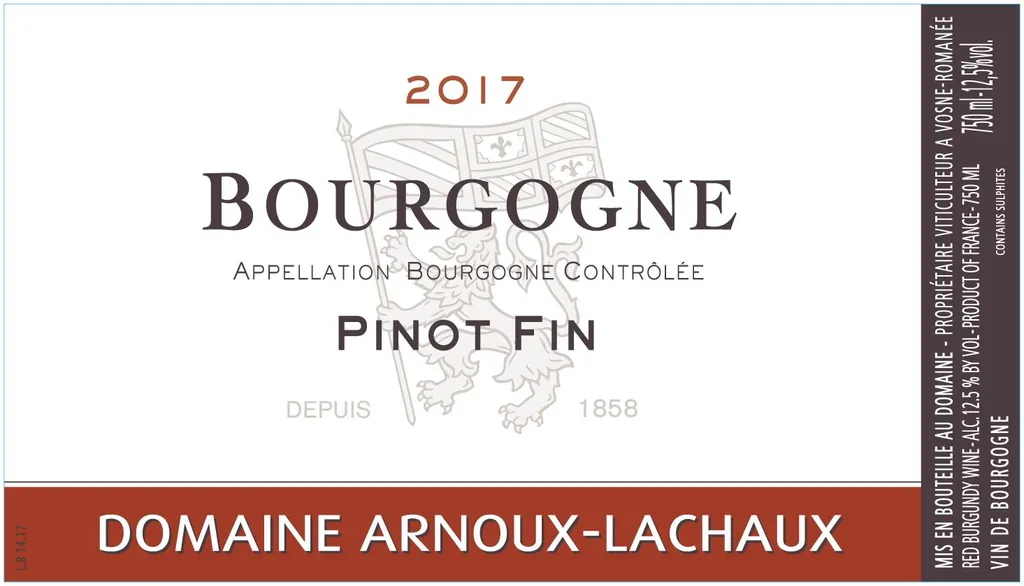 Bourgogne Pinot Fin Bottle