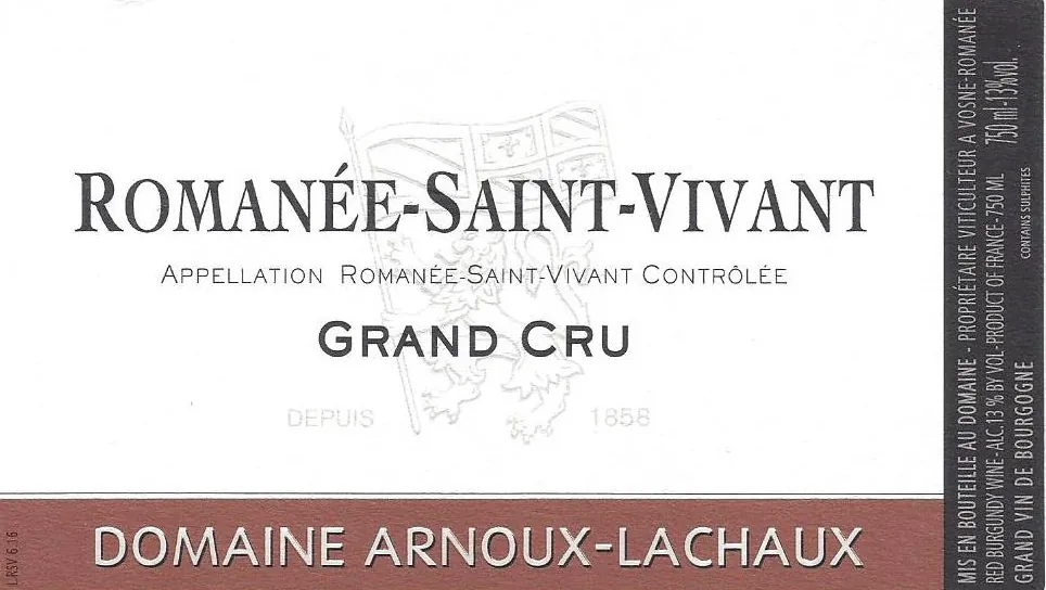 Romanee-Saint-Vivant Grand Cru Bottle