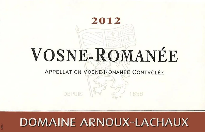 Vosne-Romanee Bottle