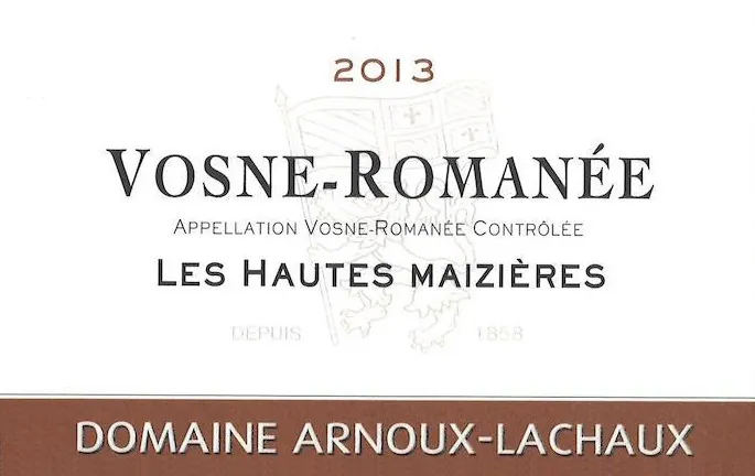 Vosne-Romanee Les Hautes Maizieres Bottle