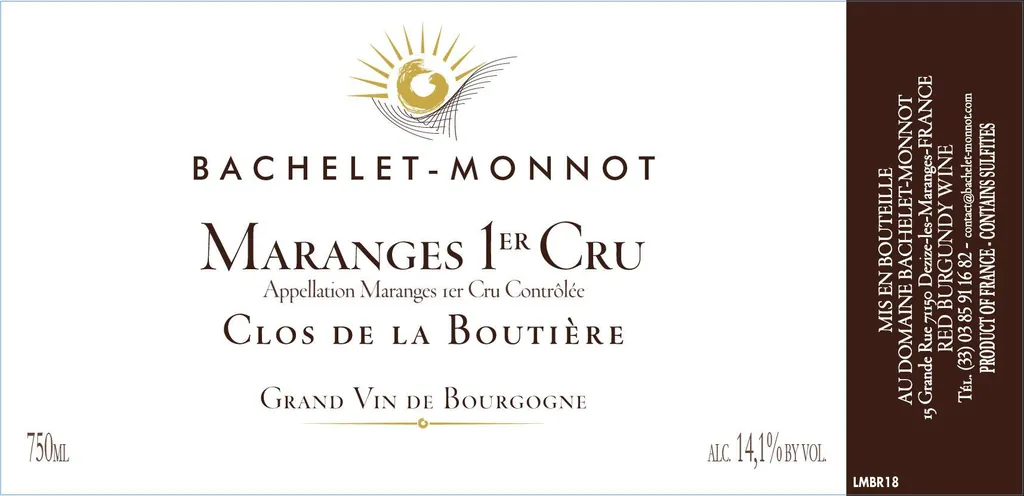 Maranges Clos de la Boutiere Premier Cru Bottle