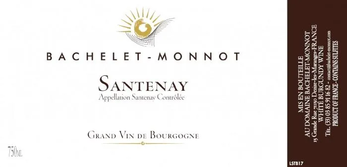 Santenay Blanc Bottle